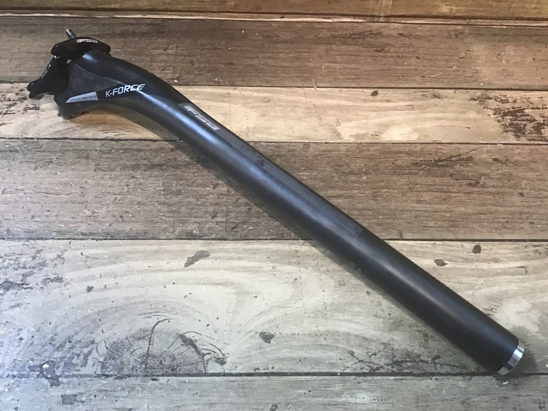 HU284 FSA K-FORCE カーボン シートポスト Φ25.4 350mm セットバック25mm