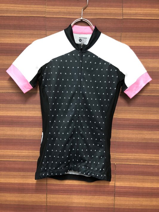 IO331 ボントレガー BONTRAGER レディース 半袖 サイクルジャージ 黒 S