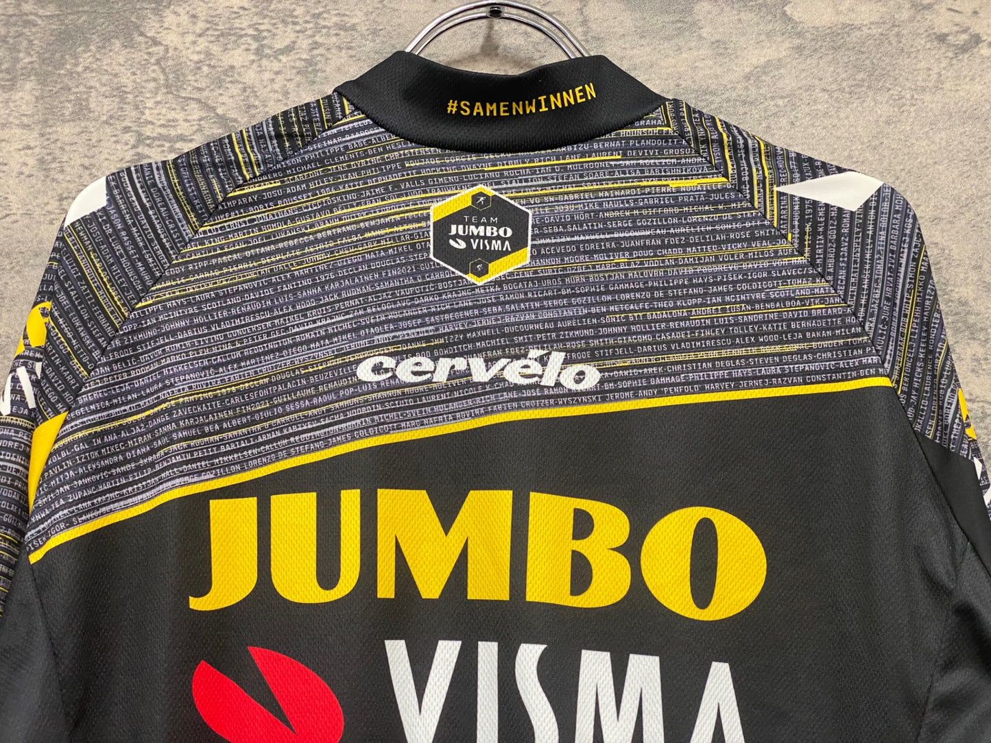 IZ657 アグ AGU 半袖 サイクルジャージ 黒 M JUMBO VISMA