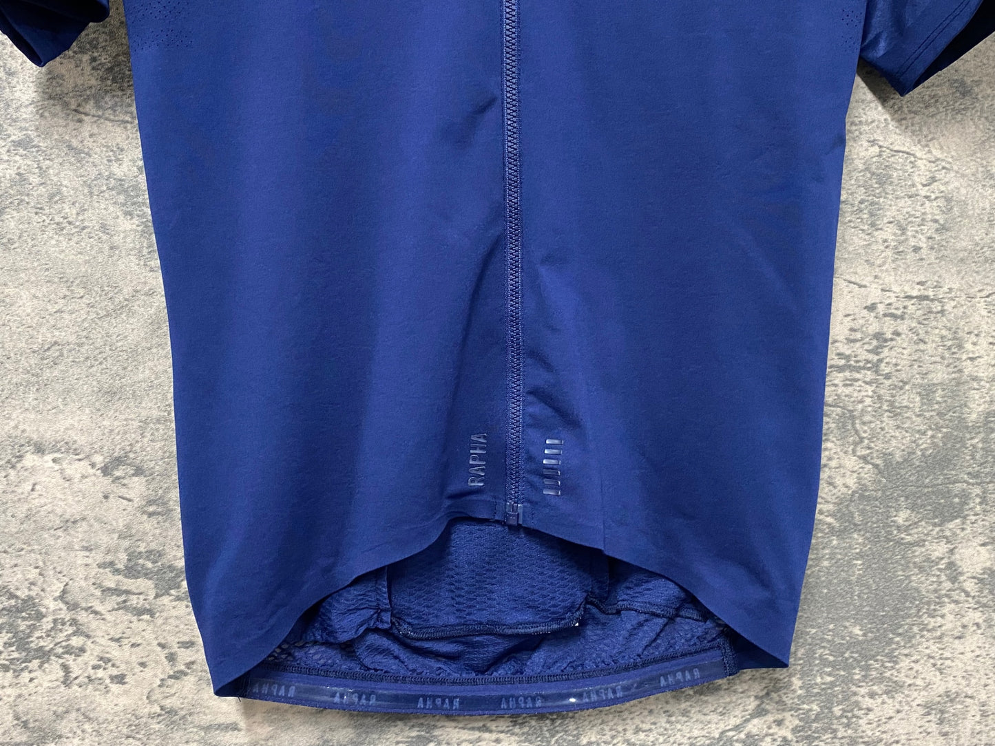 IV509 ラファ Rapha PRO TEAM MID WEIGHT JERSEY 半袖 サイクルジャージ 濃紺 S