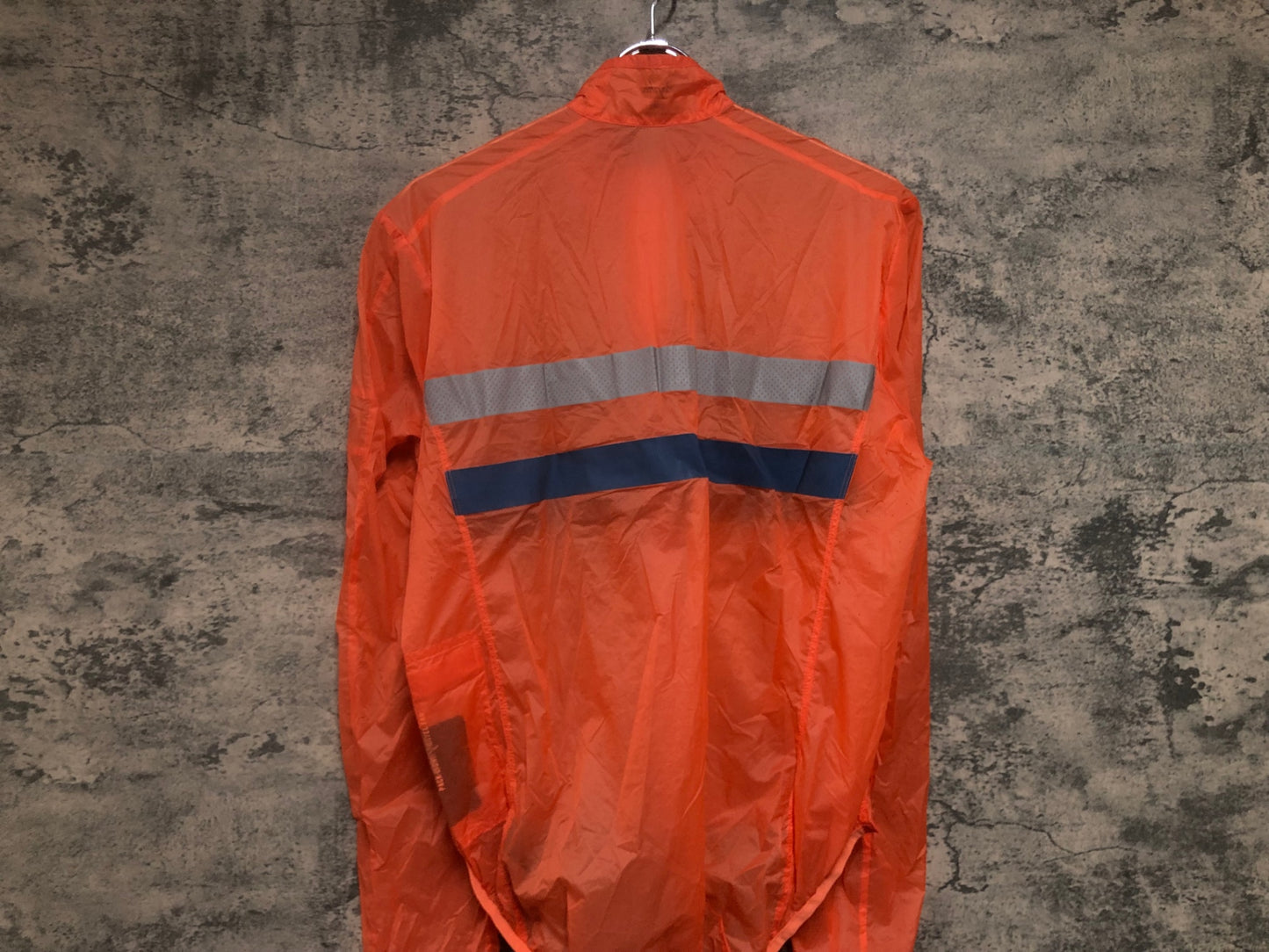 IW604 ラファ Rapha BREVET FLYWEIGHT WIND JACKET 長袖 ウインドブレイカー オレンジ S