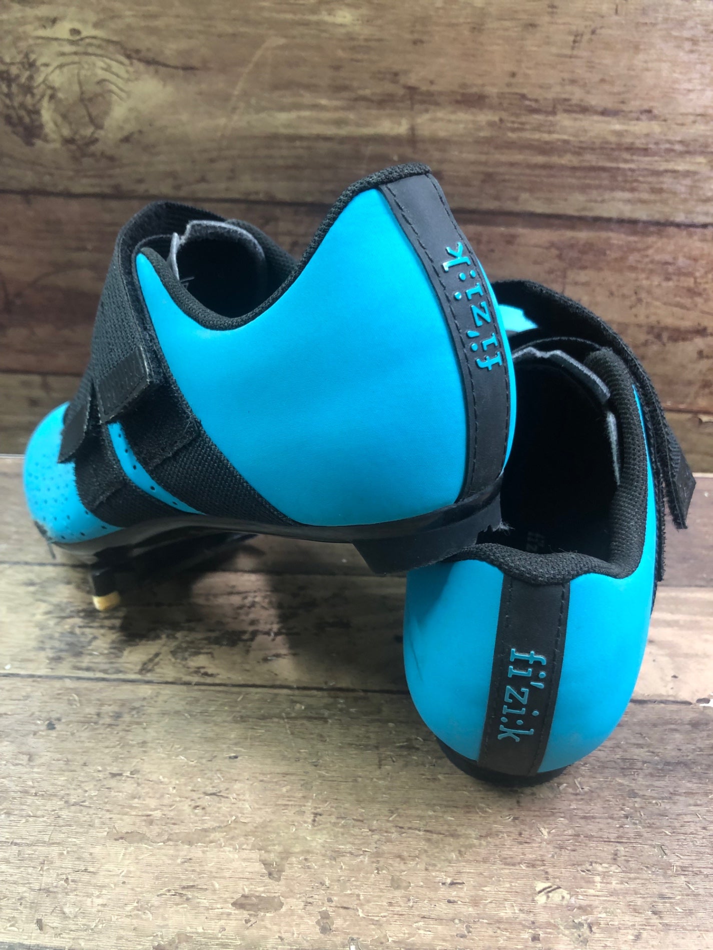 IH100 フィジーク fizik TEMPO POWERSTRAP R5 SHOES ビンディングシューズ EU36 ブルーSPD-SL