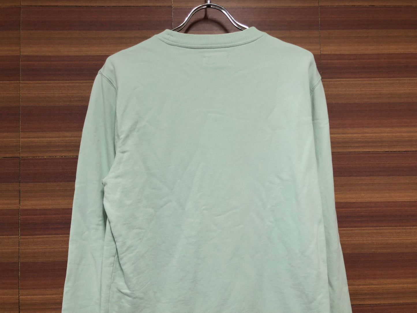 IJ075 ラファ Rapha LONG SWEATSHIRT 長袖 スウェット 薄緑 S