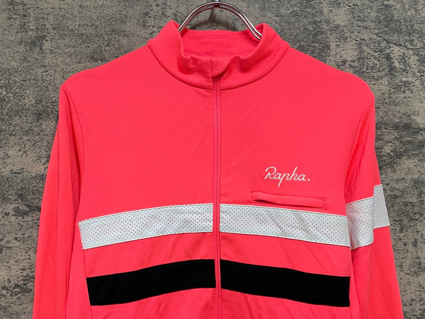 JA868 ラファ Rapha BREVET LONG SLEEVE JERSEY 長袖 サイクルジャージ ピンク S