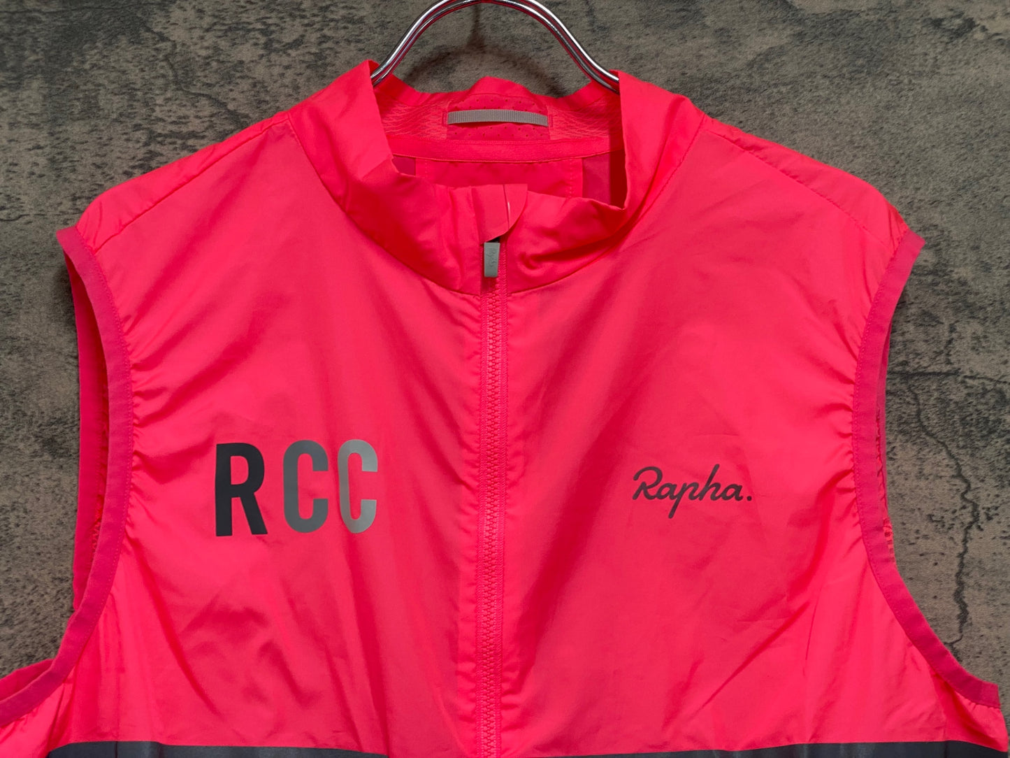 JA343 ラファ Rapha RCC PRO TEAM LIGHT WEIGHT WIND GILET ジレ サイクルベスト ピンク XXL