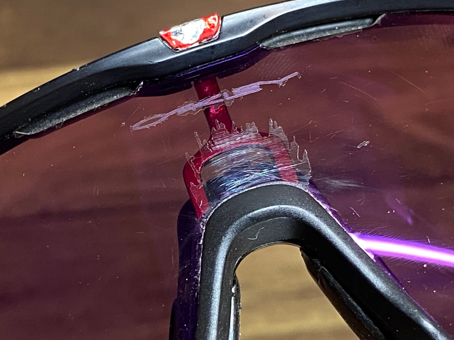 JD365 オークリー OAKLEY ジョウブレイカー JAWBREAKER サングラス アイウェア 黒 ※レンズ剥がれ,ツル剥がれ,傷の為ジャンク