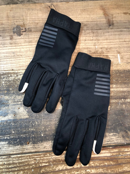IS852 ラファ Rapha PRO TEAM WINTER GLOVE 長指 グローブ 黒 XL