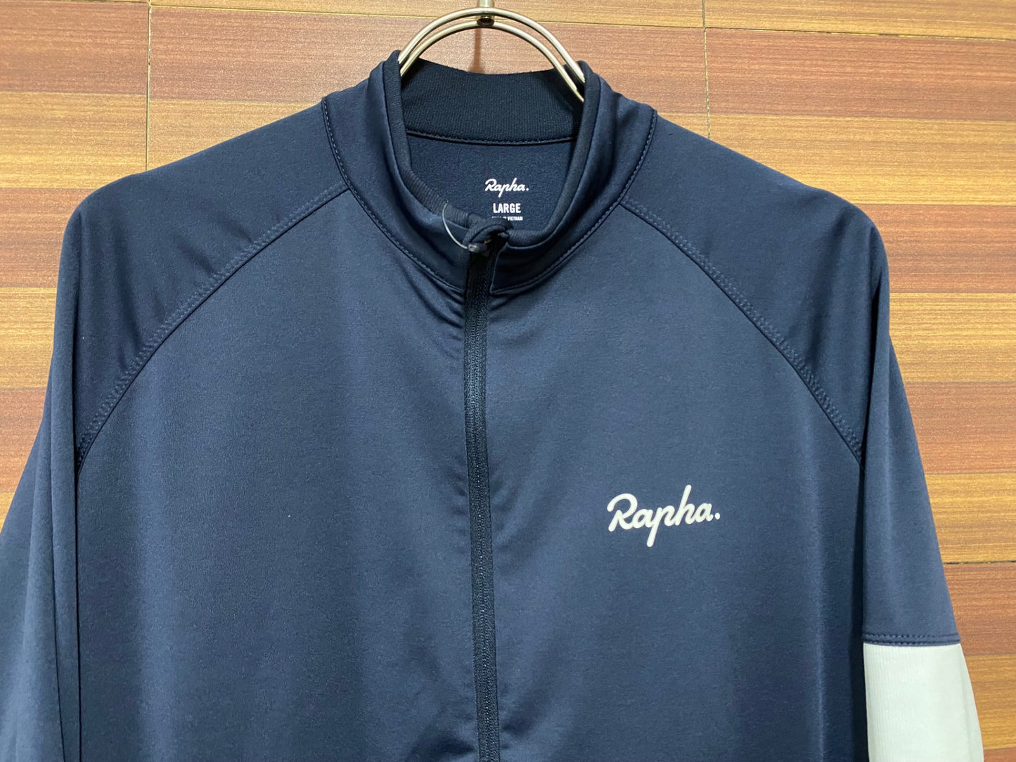 IH090 ラファ Rapha コアロングスリーブシャーシ CORE LONG SLEEVE JERSEY 紺 L