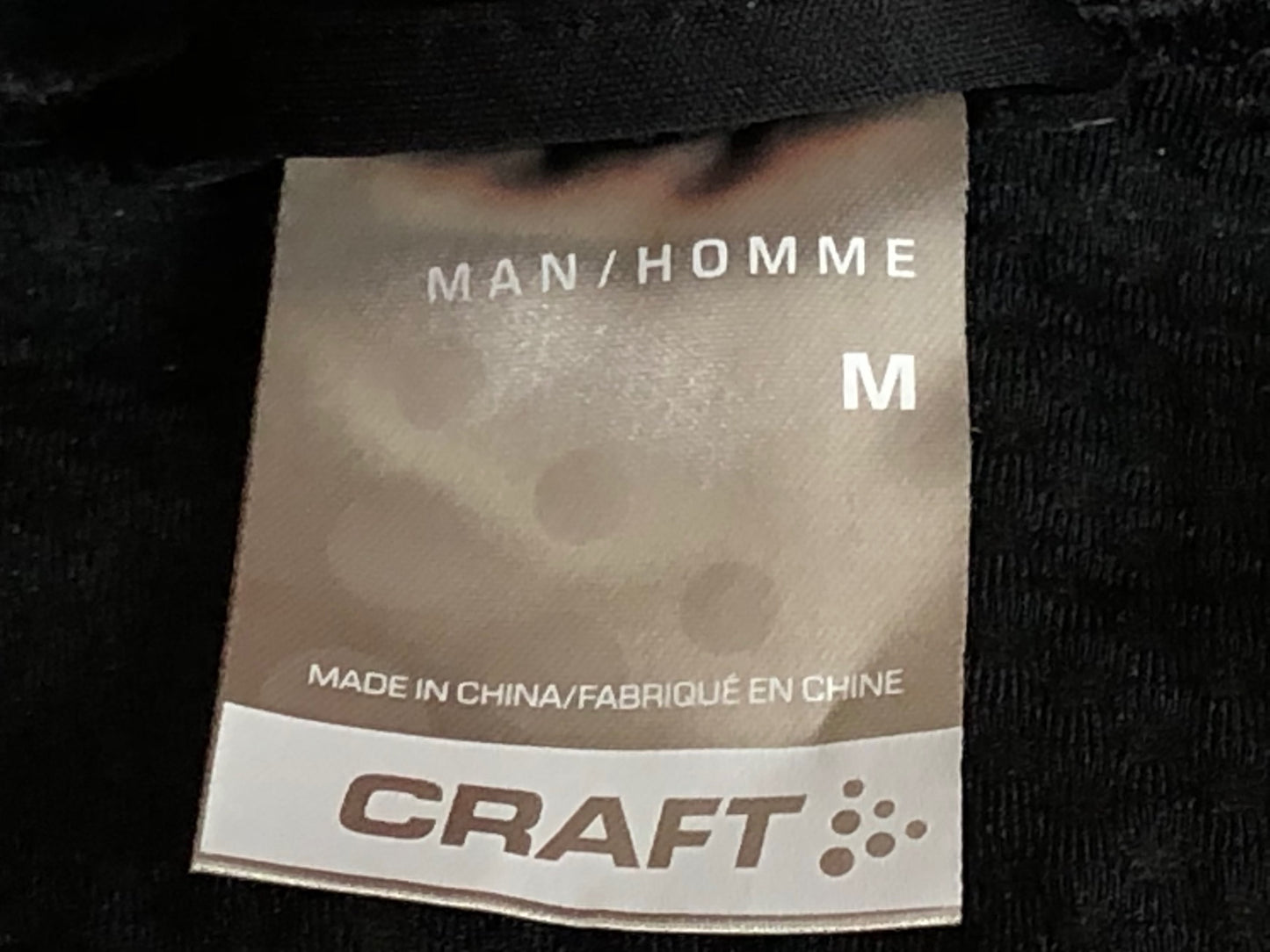 IM214 クラフト CRAFT 長袖 サイクルジャケット 黒 M 裏起毛