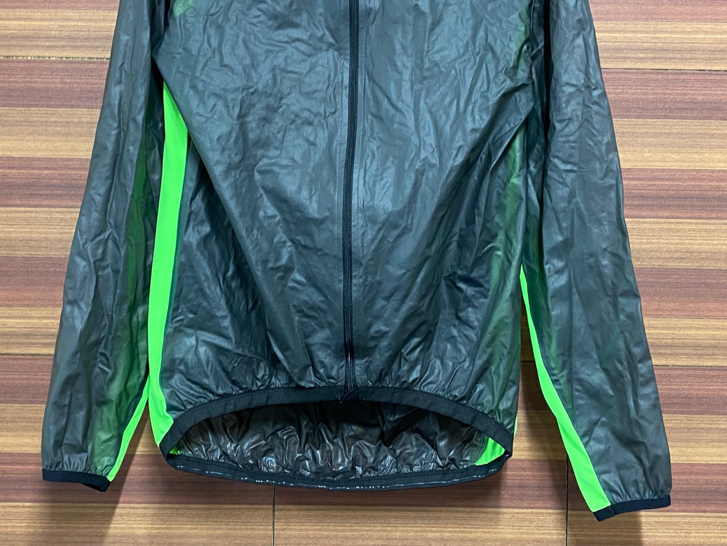 IN938 アソス assos MILLE GT Clima Jacket EVO 長袖 ウィンドブレーカー グレー 黄緑 S