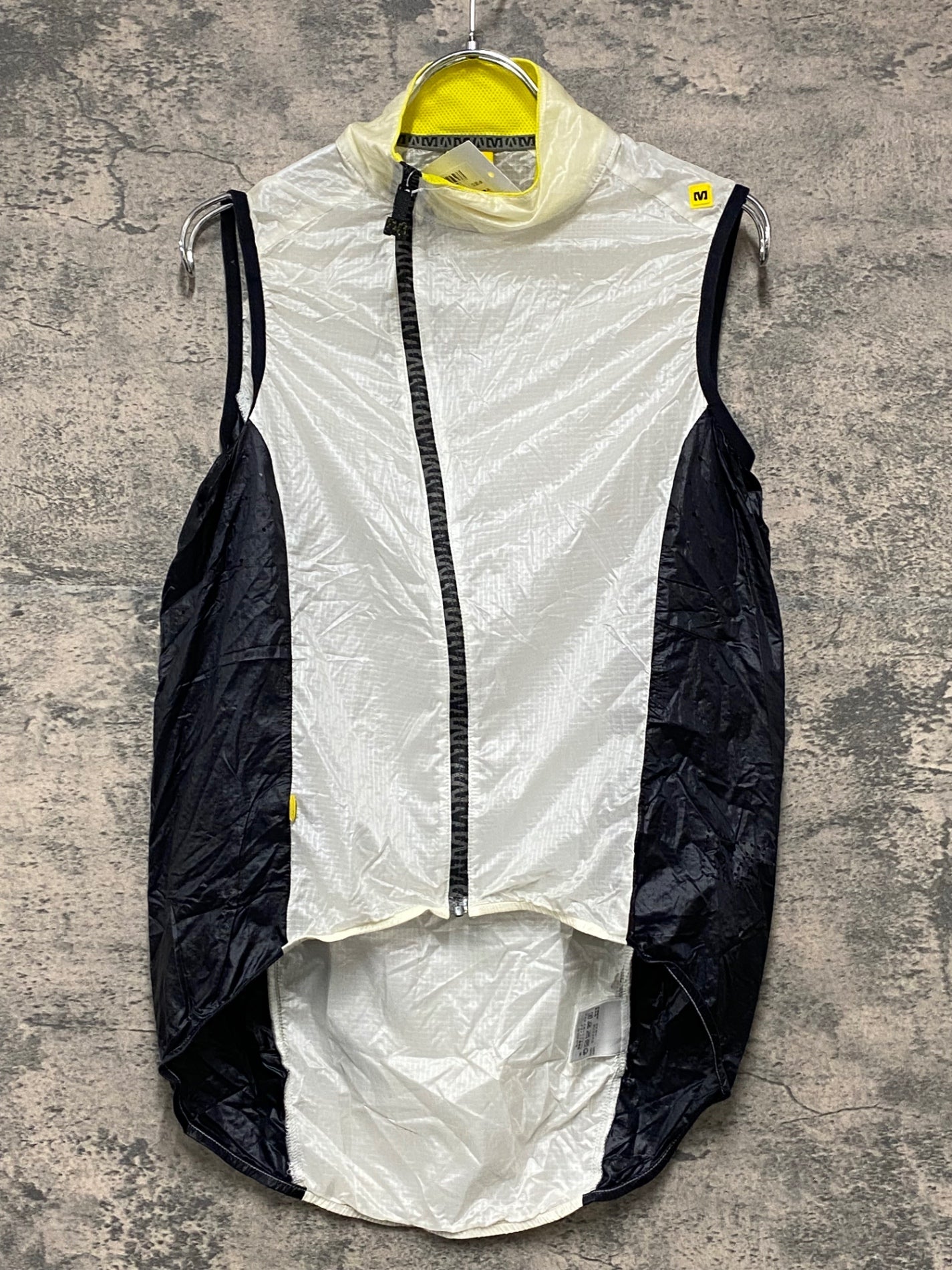 IZ543 マヴィック MAVIC サイクルベスト ジレ 白 M 黄ばみ
