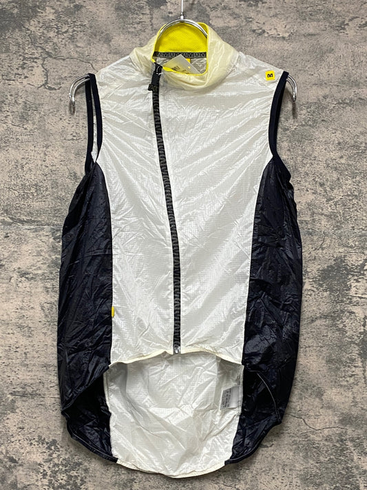 IZ543 マヴィック MAVIC サイクルベスト ジレ 白 M 黄ばみ