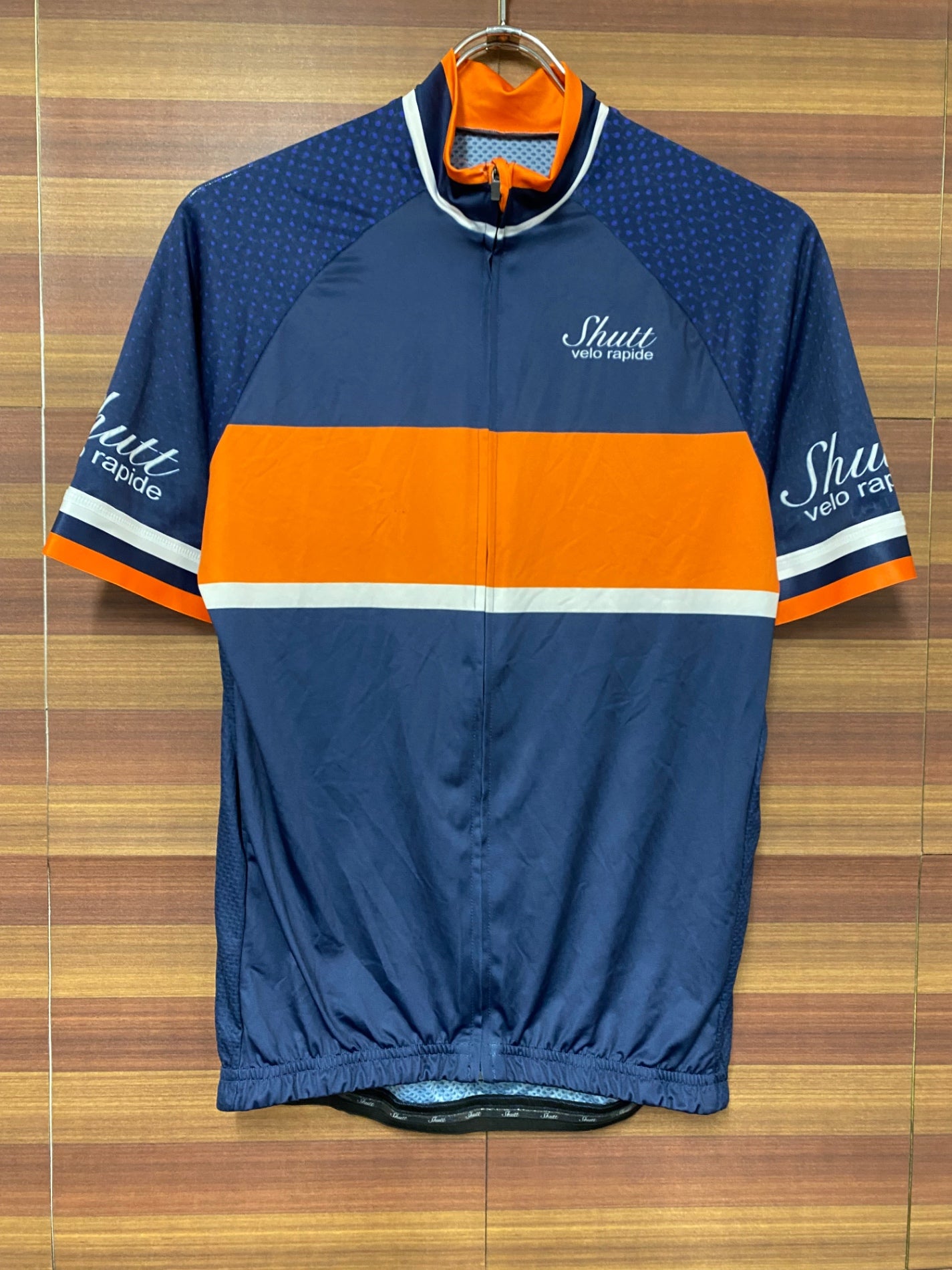 IO551 Shutt velo rapide 半袖 サイクルジャージ 紺 L