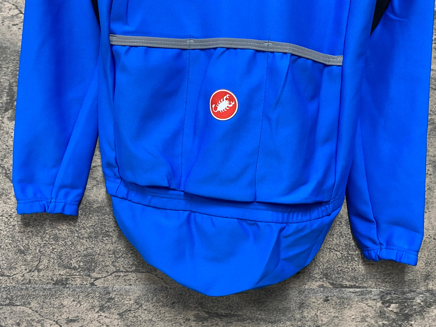 IY891 カステリ CASTELLI 長袖 サイクルジャケット 青 S