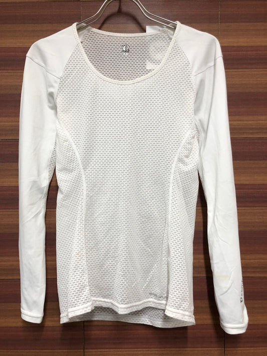 IO017 パールイズミ PEARLiZUMi 長袖 べースレイヤー 白 M