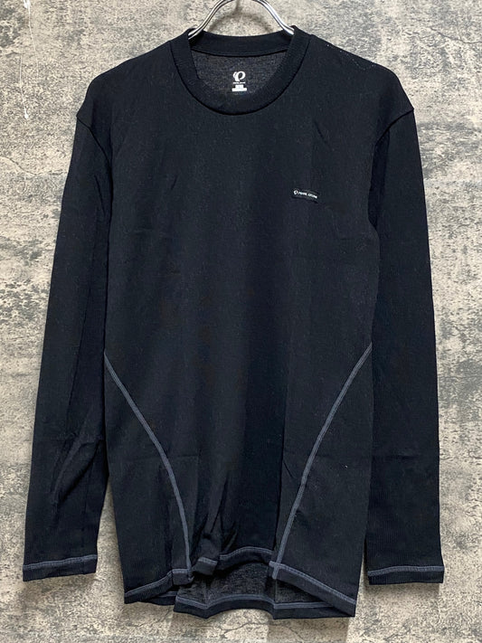 JA649 パールイズミ PEARL iZUMi ヒートテックセンサーロングスリーブ べースレイヤー 黒 L