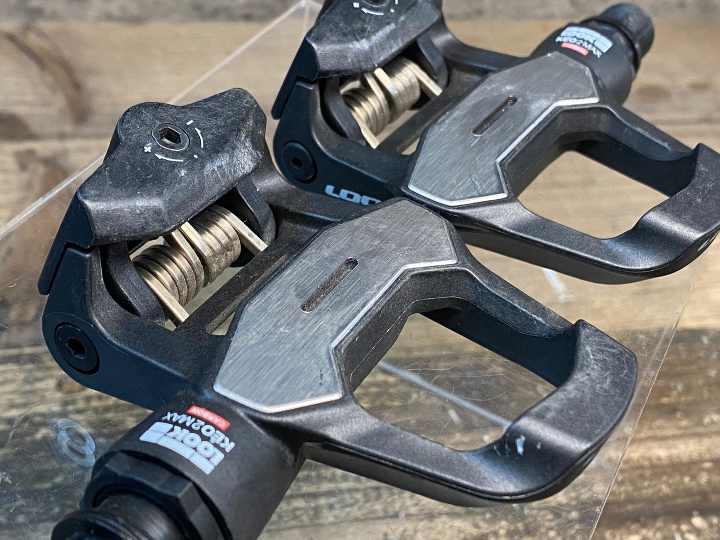 IV366 ルック LOOK ケオ KEO2 MAX CARBON ビンディングペダル クロモリシャフト