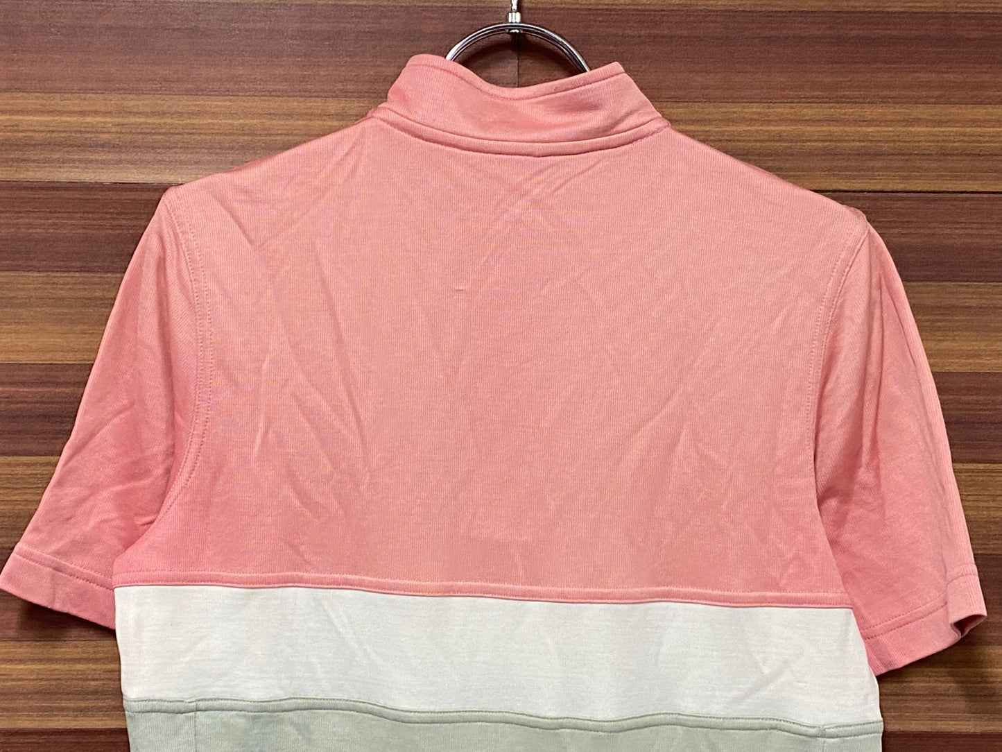 IR609 ラファ Rapha CLUB JERSEY 半袖 ハーフジップ サイクルジャージ ピンク グレー サイズ不明