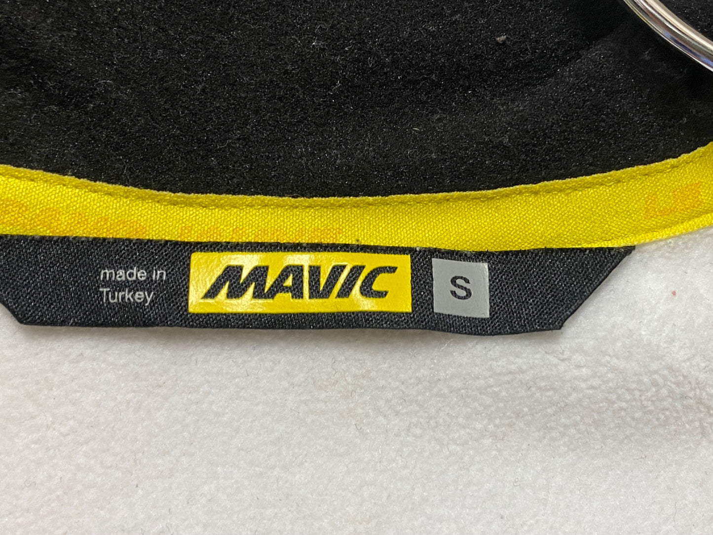 HW447 マヴィック MAVIC コスミック COSMIC 長袖 サイクルジャケット 裏起毛 白 S ※汚れ有、タグカット