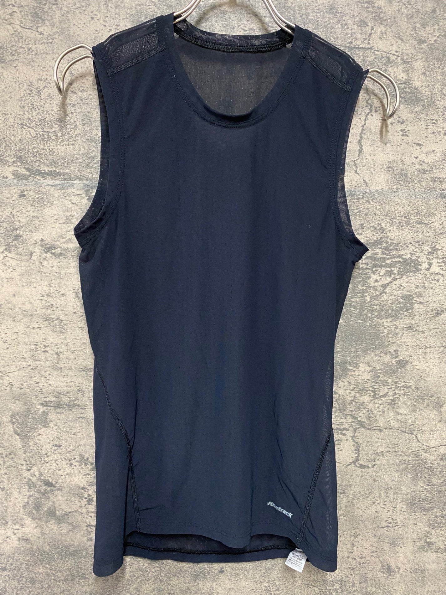 JD480 ファイントラック finetrack ノースリーブ べースレイヤー 黒 S