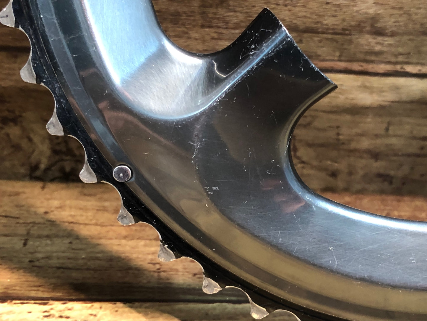 IM585 シマノ SHIMANO デュラエース DURA-ACE アウターチェーンリング 50T ※摩耗大 ジャンク