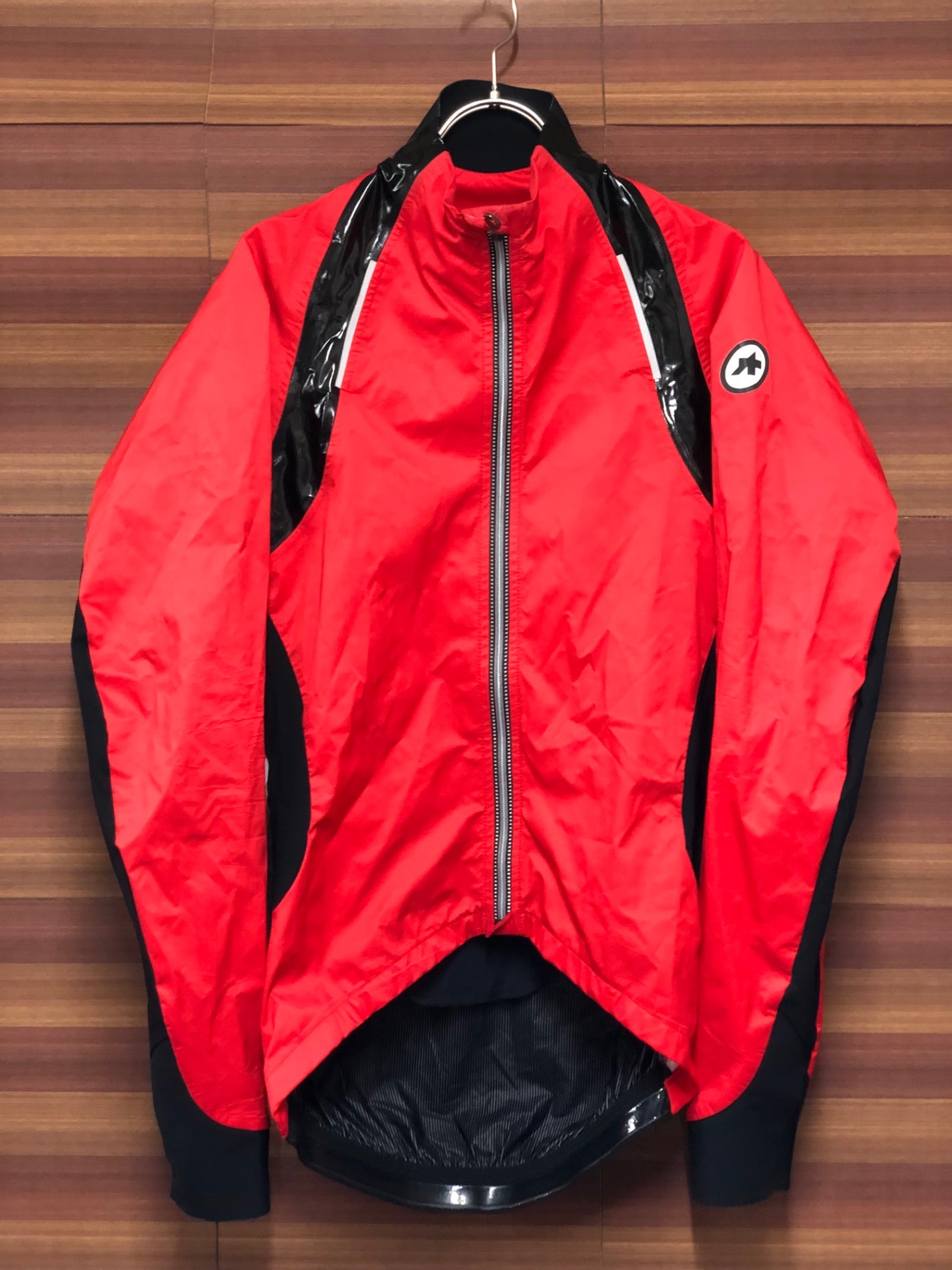 IQ524 アソス assos RS.STURMPRINZ EVO 長袖 サイクル レインジャケット 赤 M