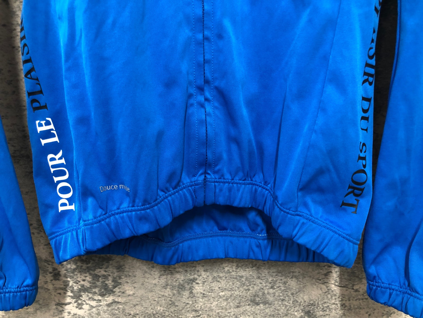 IY177 ルコックスポルティフ le coq sportif 長袖 サイクルジャージ 青 SS