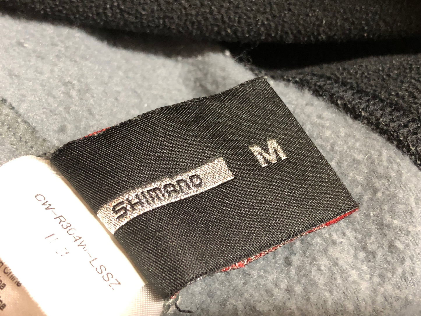 IQ450 シマノ SHIMANO ACCU-3D サイクルジャケット 裏起毛 Mサイズ 黒 ※汚れ