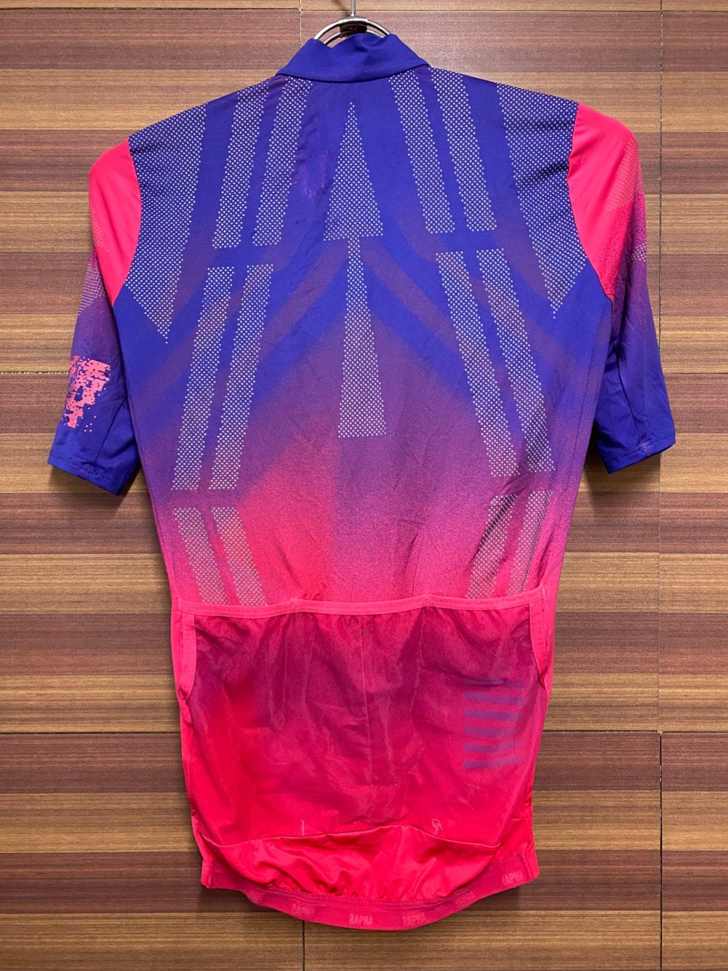 HZ863 ラファ Rapha プロチームクリットジャージ PRO TEAM CRIT JERSEY 半袖 ピンク ネイビー グラデーション S