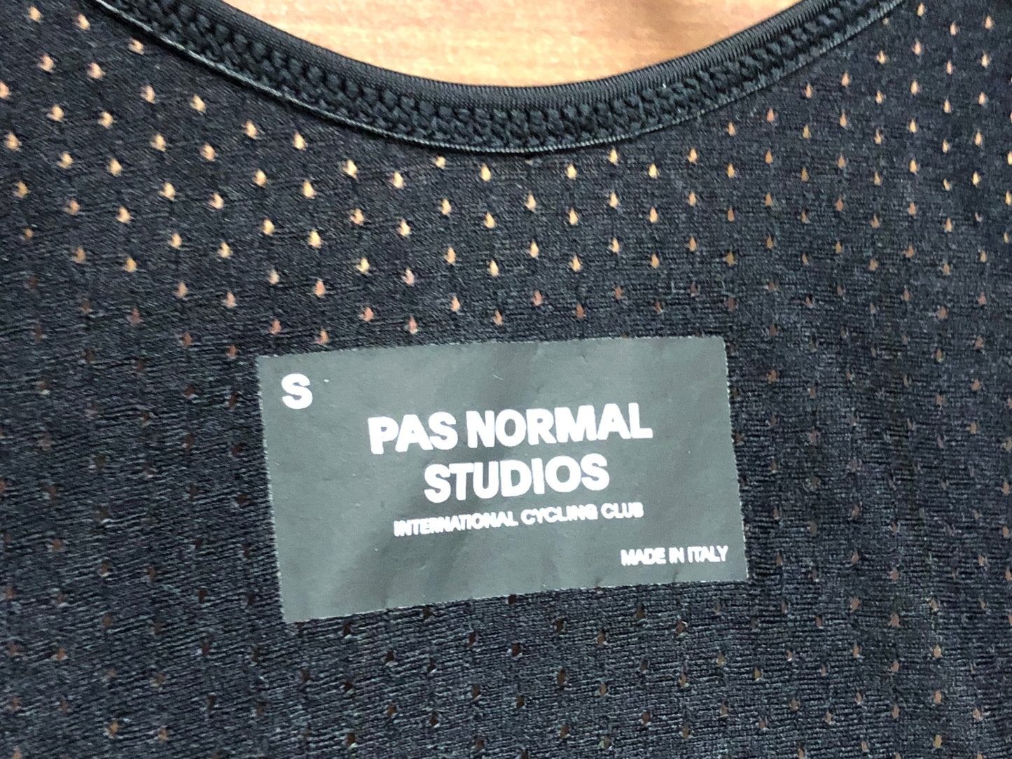 IO301 パスノーマルスタジオ PAS NORMAL STUDIOS ビブショーツ 黒 S 裏起毛