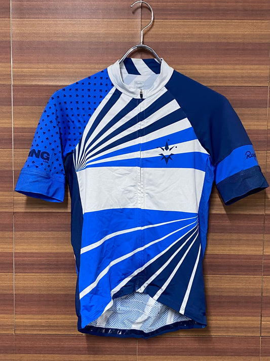 IM762 ラファ Rapha TRADE TEAM JERSEY 半袖 サイクルジャージ 青白 S