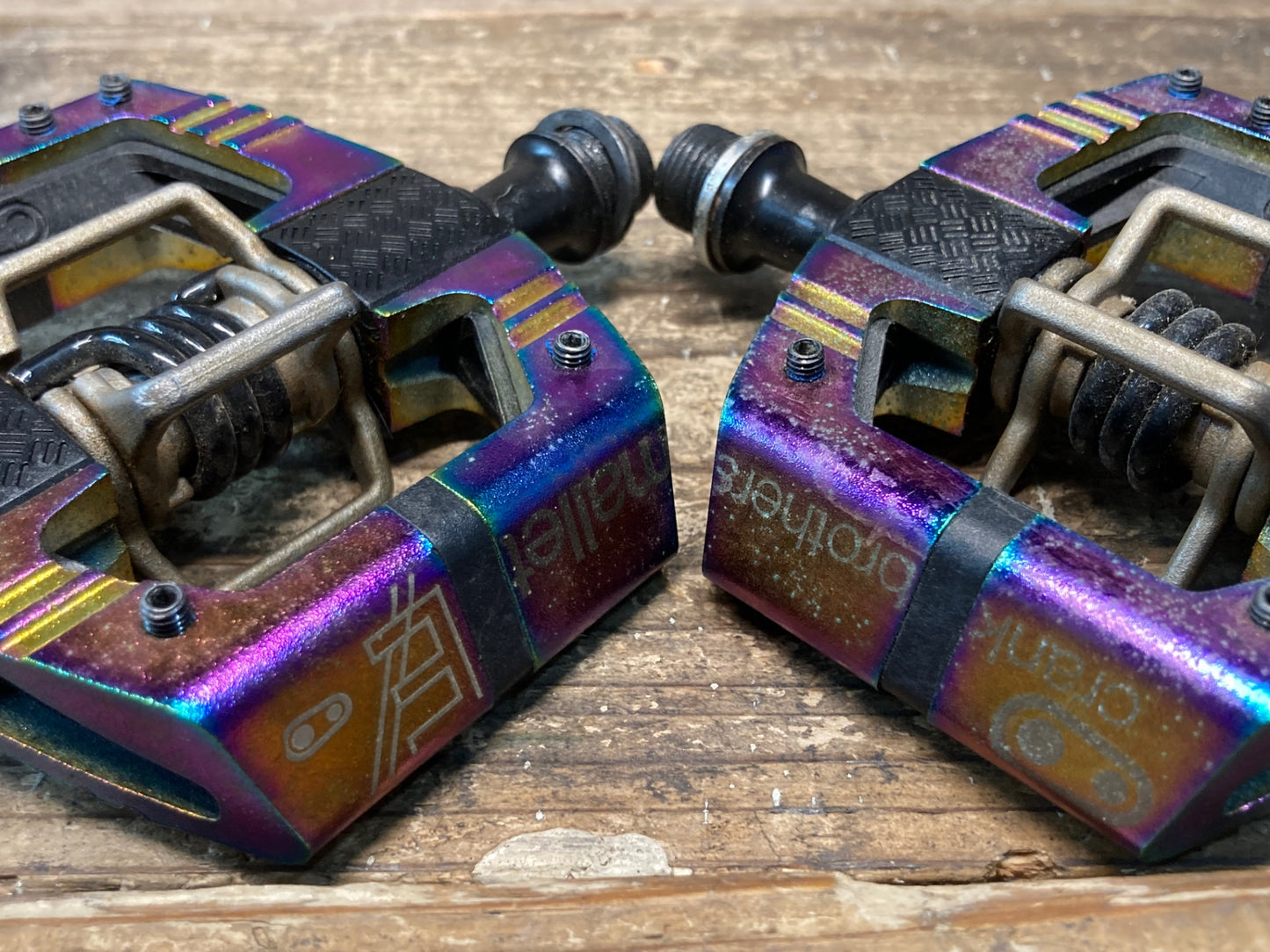 IW641 クランクブラザーズ CRANK BROTHERS MALLET E LS ビンディングペダル オイルスリック