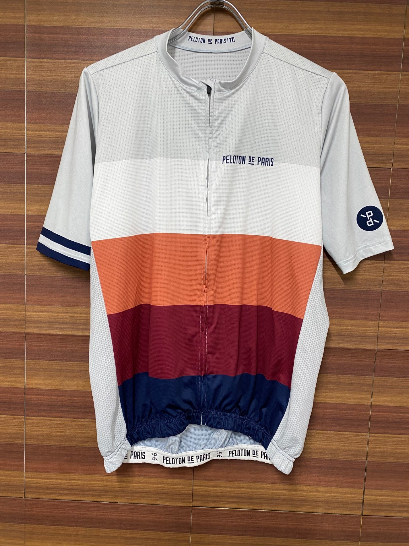 IO504 プロトンド パリ PELOTON DE PARIS DOMESTIQUE SHORT SLEEVE 半袖 サイクルジャージ 白 S