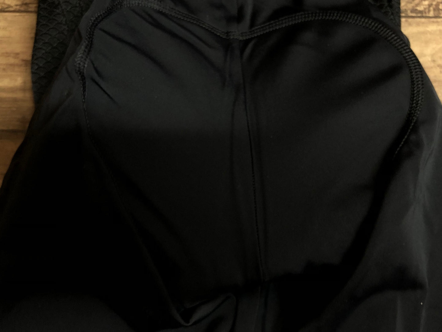 IM081 THC Productions BURN BAN ビブショーツ 黒 M ※ロゴヒビ、ほつれ