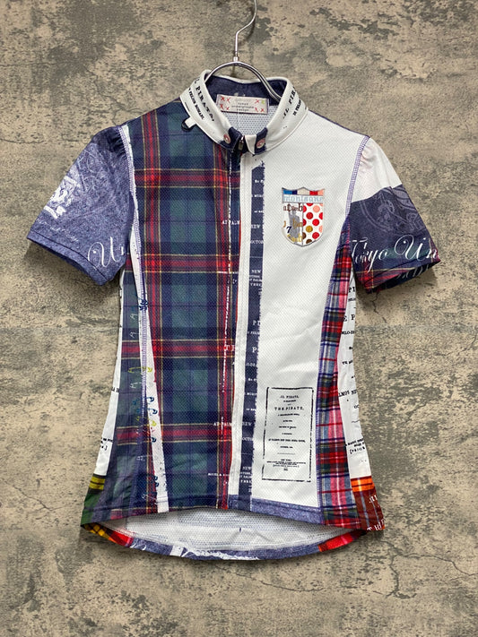 JB212 パンダーニ pandani 半袖 サイクルジャージ 総柄 S