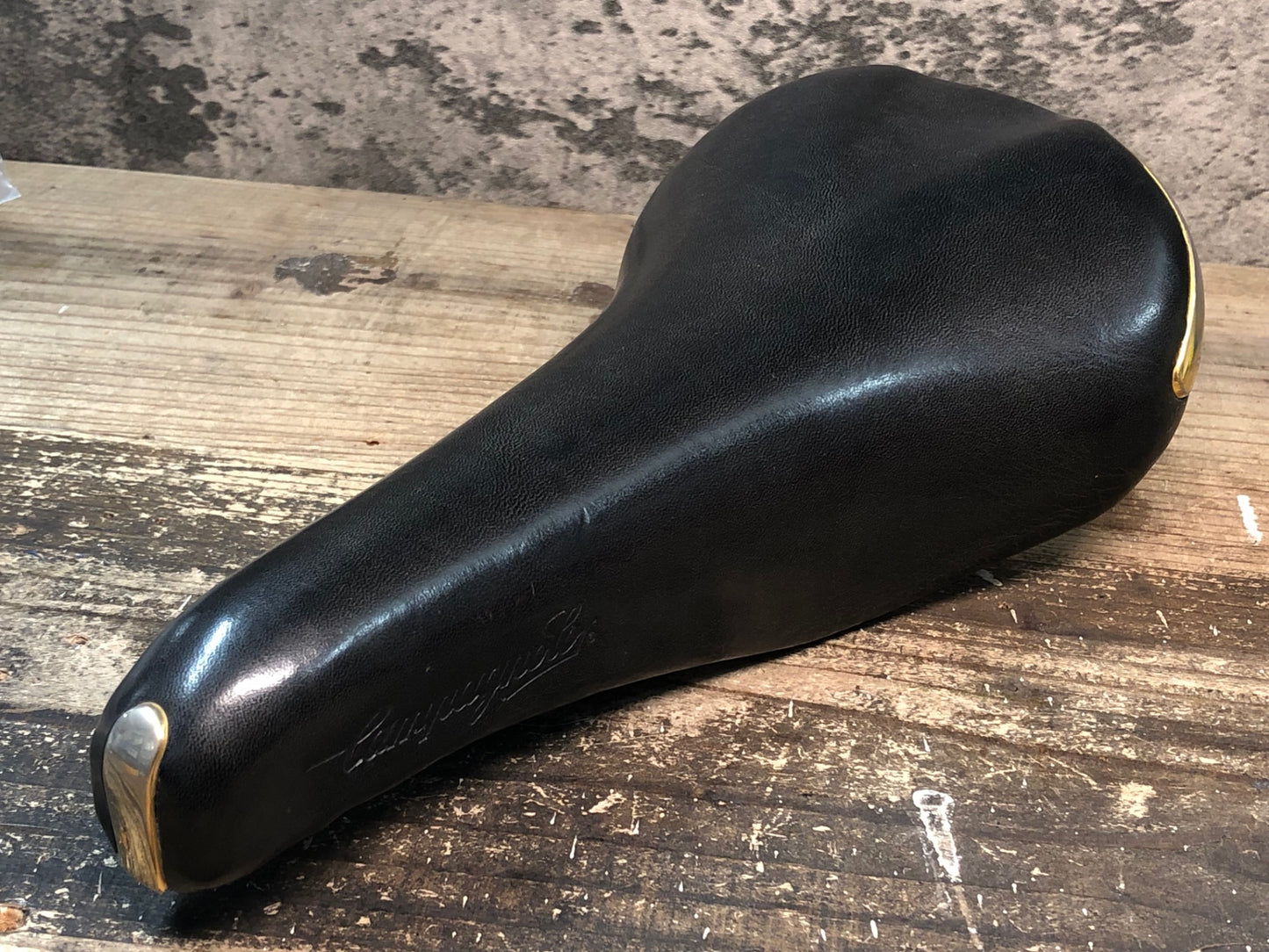 IY974 カンパニョーロ Campagnolo エレクタ Electa サドル スチールレール ブラック