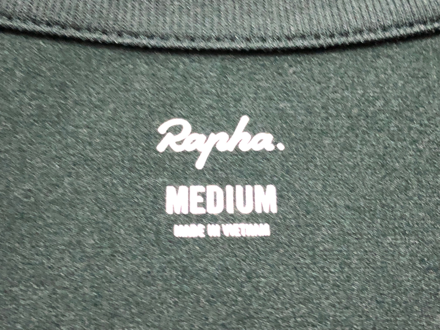 IT036 ラファ Rapha CORE LONG SLEEVE JERSEY 長袖 サイクルジャージ 深緑 M 裏起毛