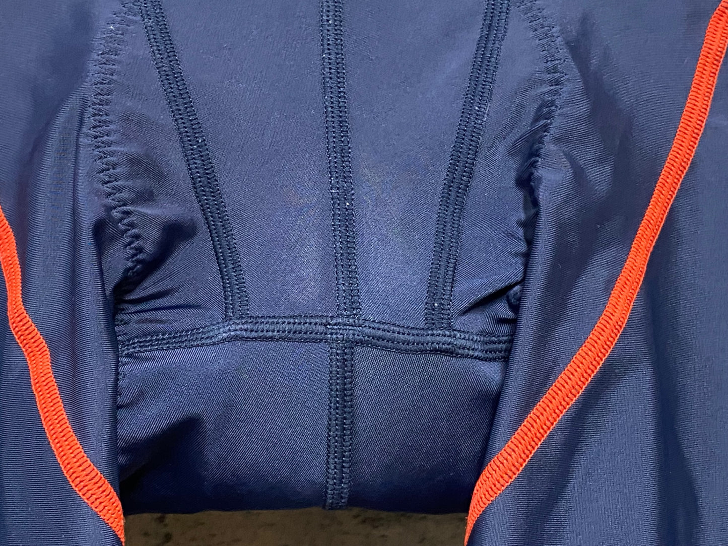 JA175 ルコックスポルティフ le coq sportif レーサーパンツ 紺 赤 S