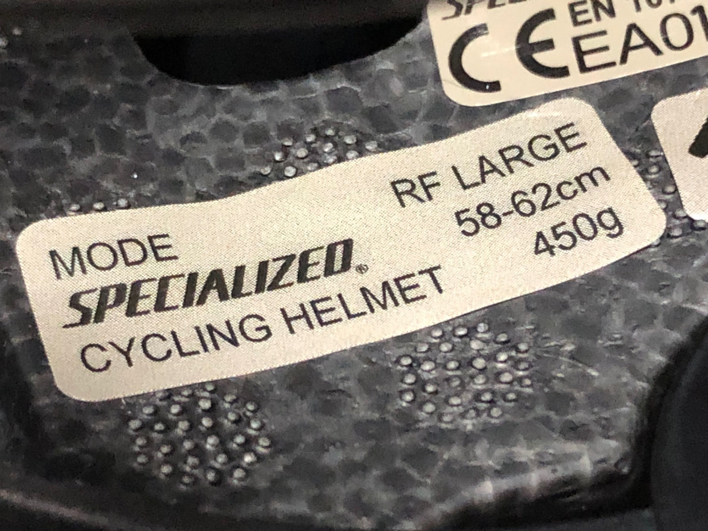 IC791 スペシャライズド SPECIALIZED MODE HLMT CE MATTE BLK ROUND ヘルメット L 2022/06製造