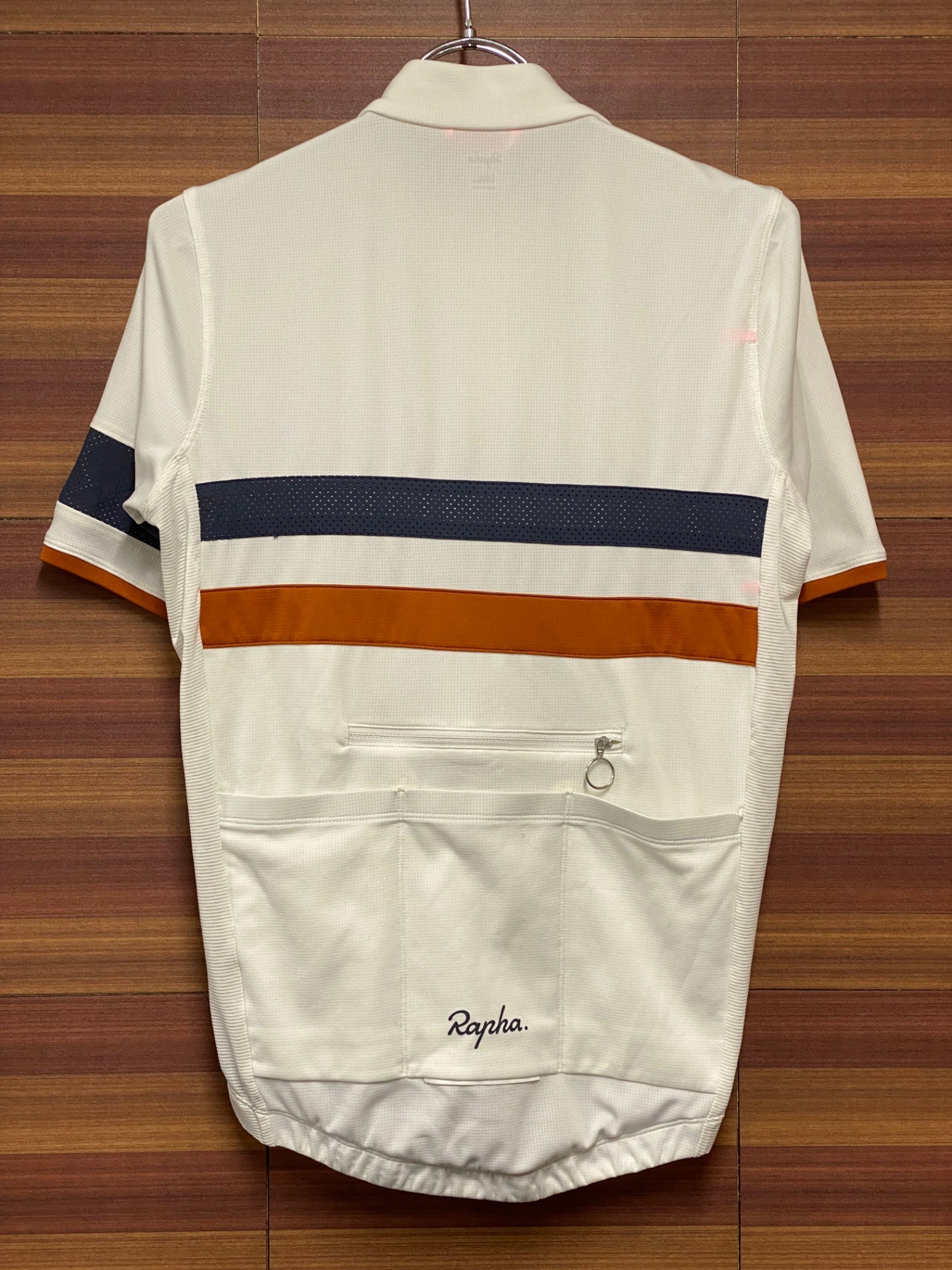 II879 ラファ Rapha BREVET LIGHTWEIGHT JERSEY 半袖 サイクルジャージ 白 S