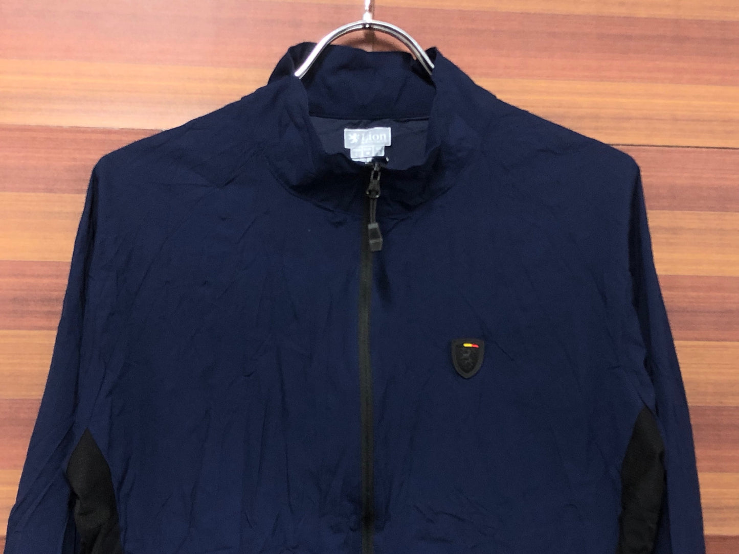 IS779 リオンドカペルミュール Lion de KAPELMUUR 長袖 ウインドブレーカー 黒 L
