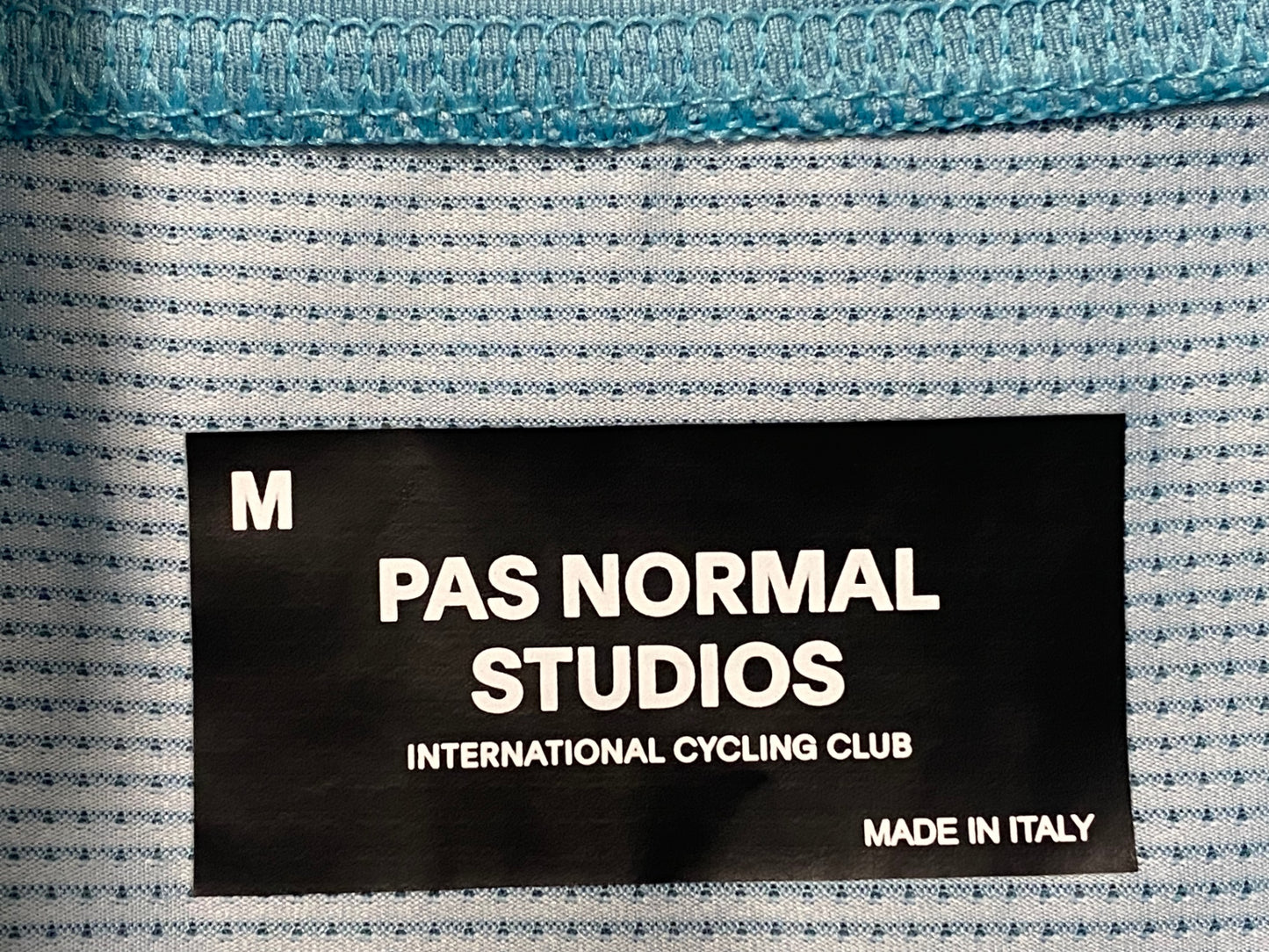JC420 パスノーマルスタジオ Pas Normal Studios | Men's Mechanism Jersey 半袖 サイクルジャージ スカイブルー M