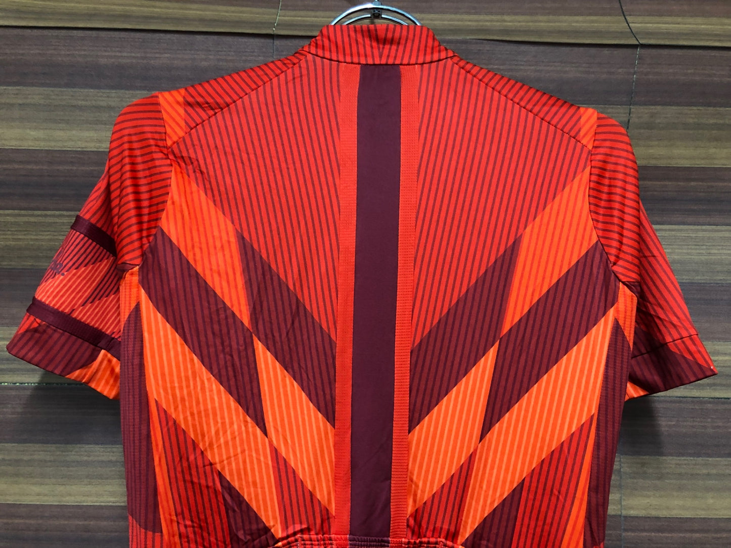 IT315 ラファ Rapha HIDDEN LEAVES SOUPLESSE JERSEY 半袖 サイクルジャージ 赤 S