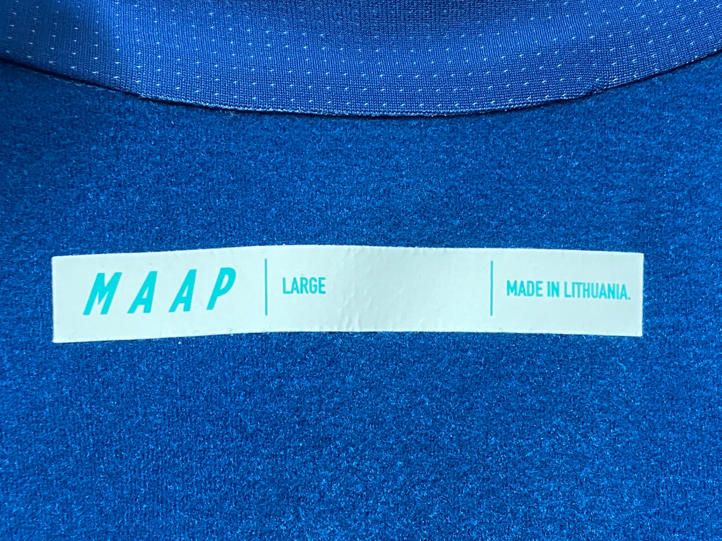 IM862 マープ MAAP 長袖 サイクルジャージ 裏起毛 L 紺