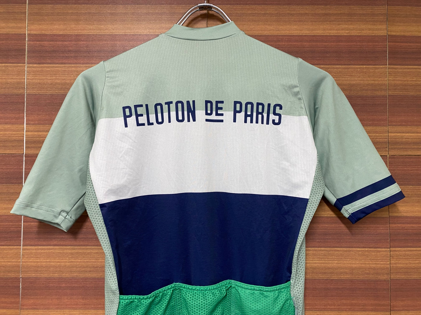IO506 プロトンド パリ PELOTON DE PARIS 半袖 サイクルジャージ 緑 S