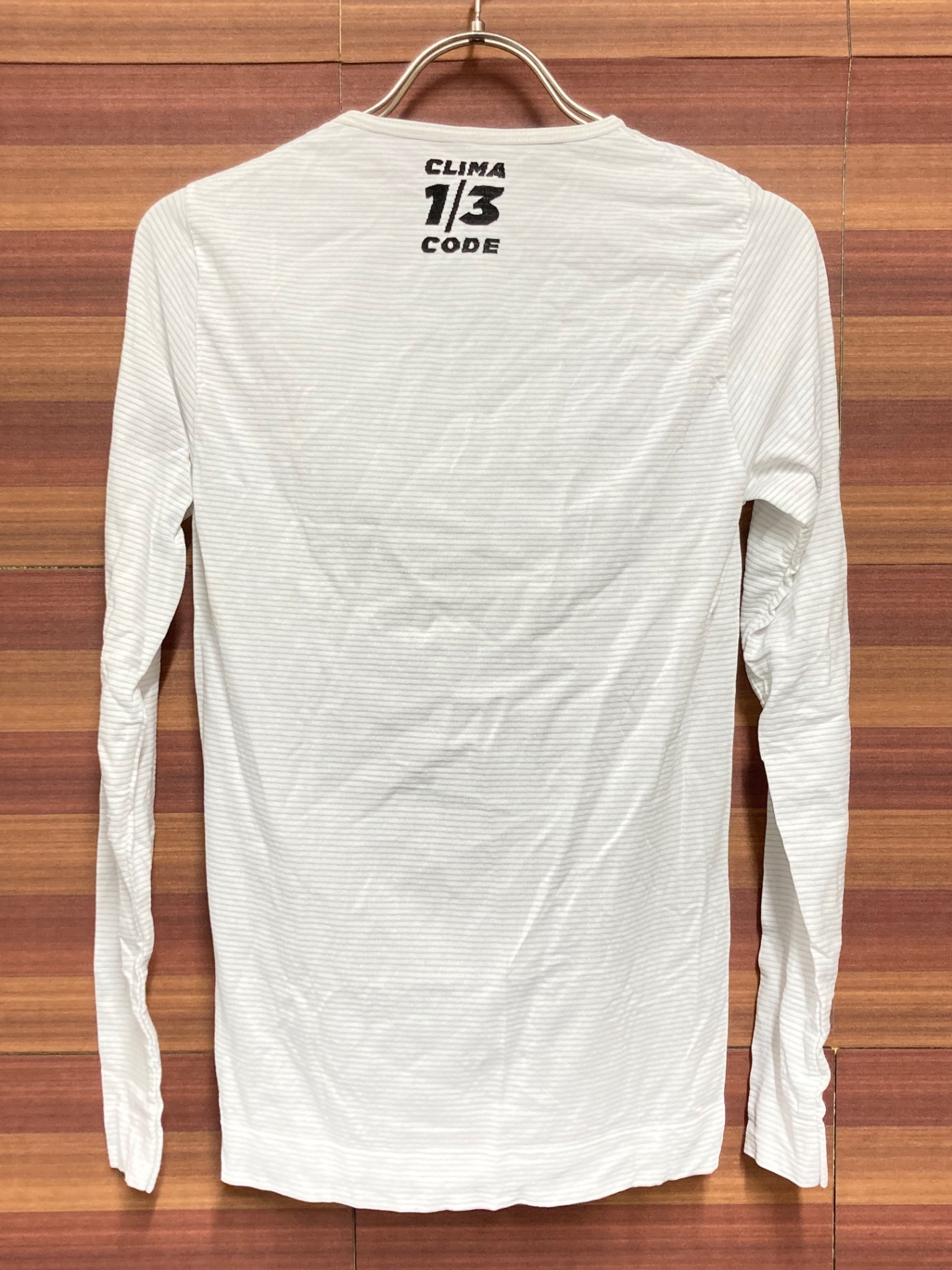 IQ710 アソス Assos Skin Layer CLIMA COOD 1/3 長袖 べースレイヤー 白 XS/S