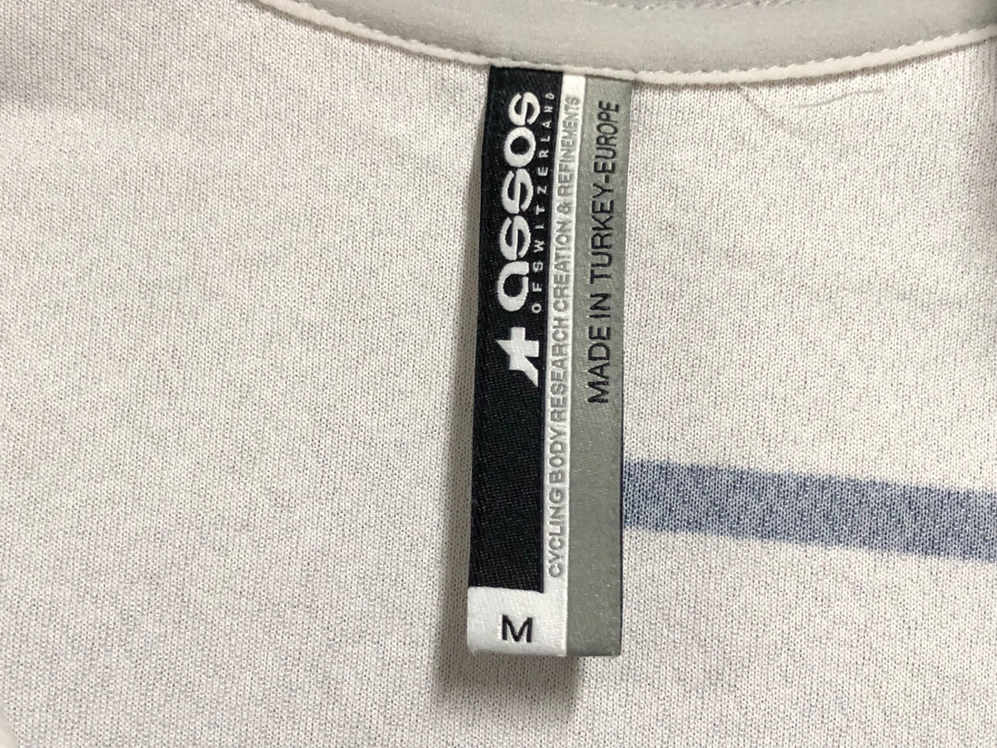 IO891 アソス ASSOS 半袖サイクルジャージ 白 Mサイズ