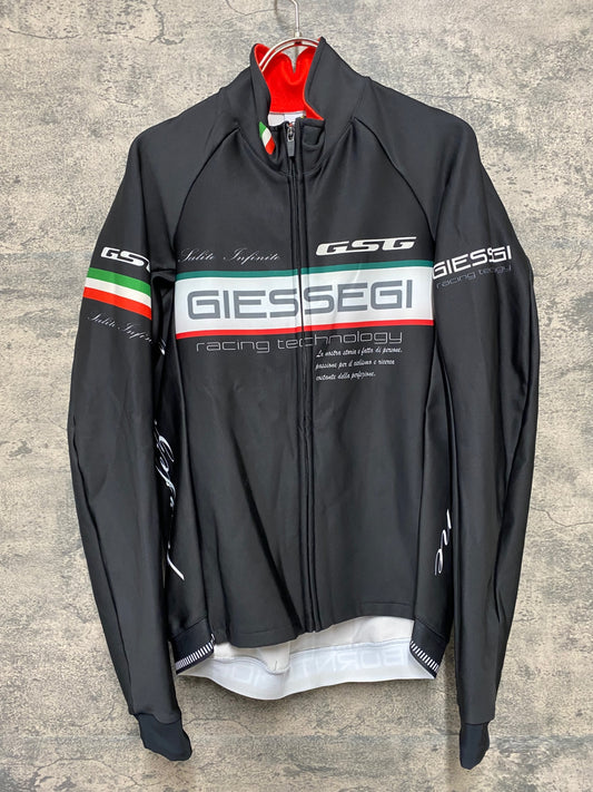 JA517 ジェッセージ GSG 長袖 サイクルジャケット 黒 M 裏起毛