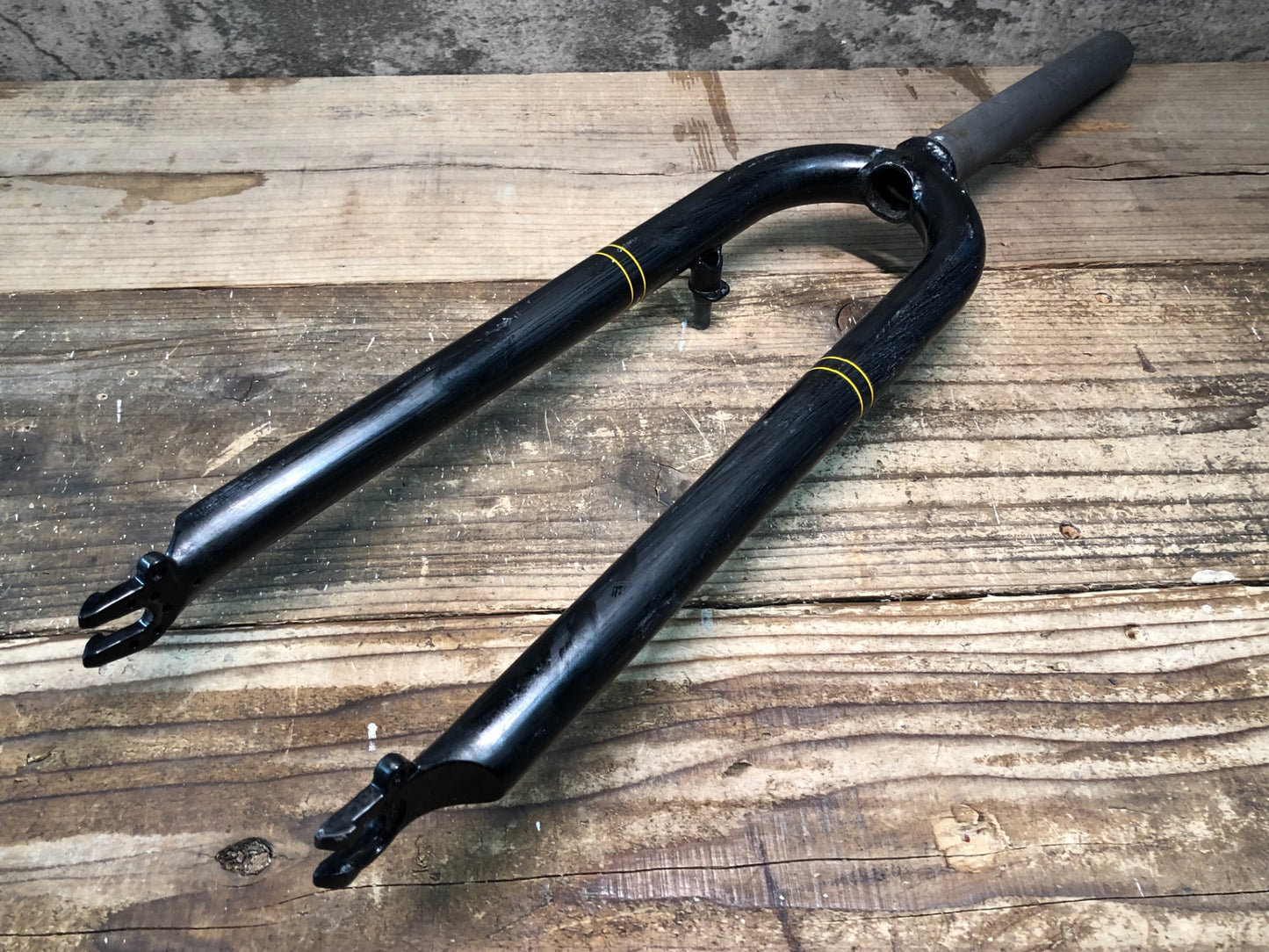 IQ763 コナ KONA クロモリ フロントフォーク 700C Vブレーキ OS コラム230mm