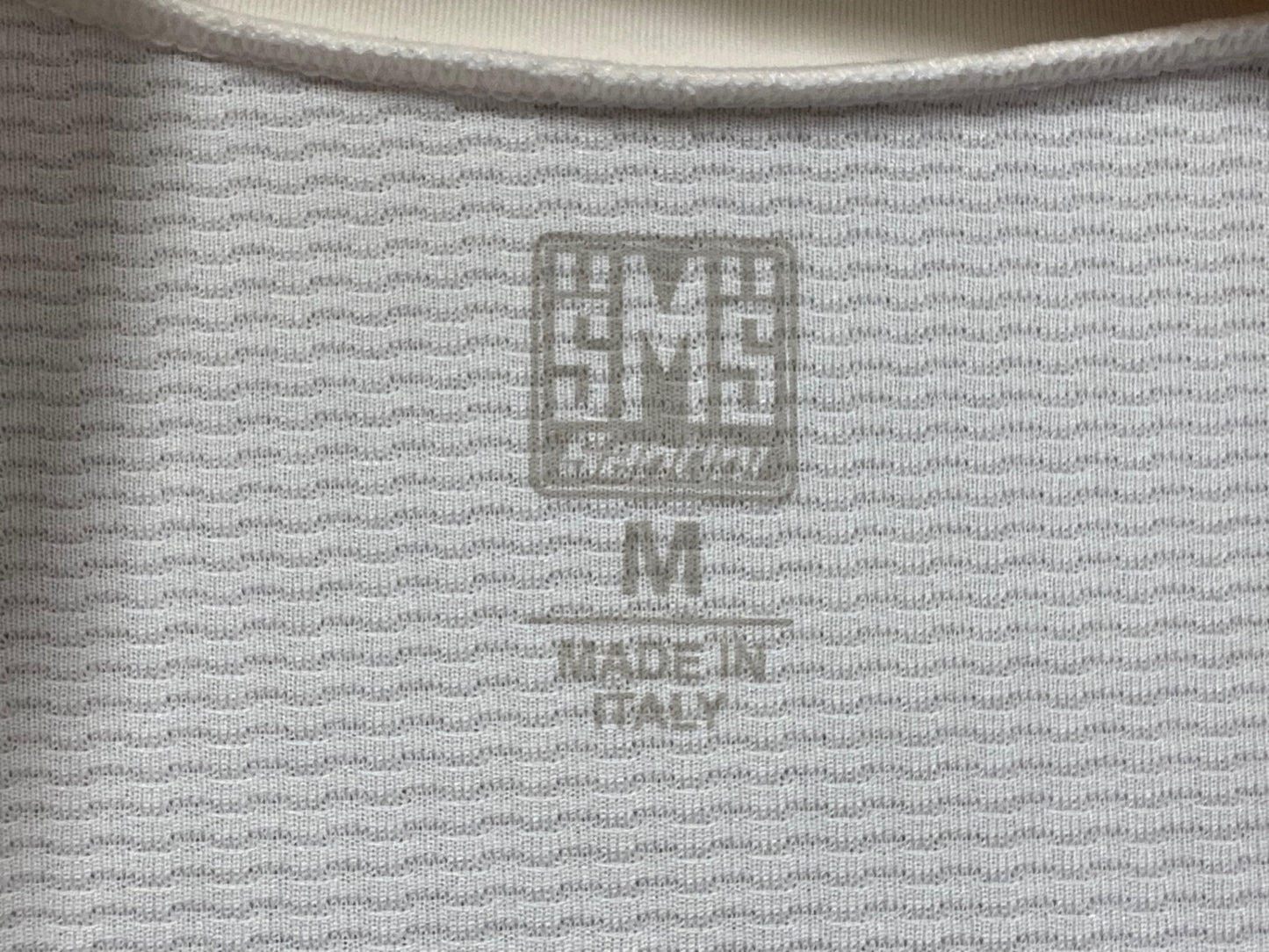 IT080 サンティーニ Santini 半袖 サイクルジャージ 白 M TREK Segafredo